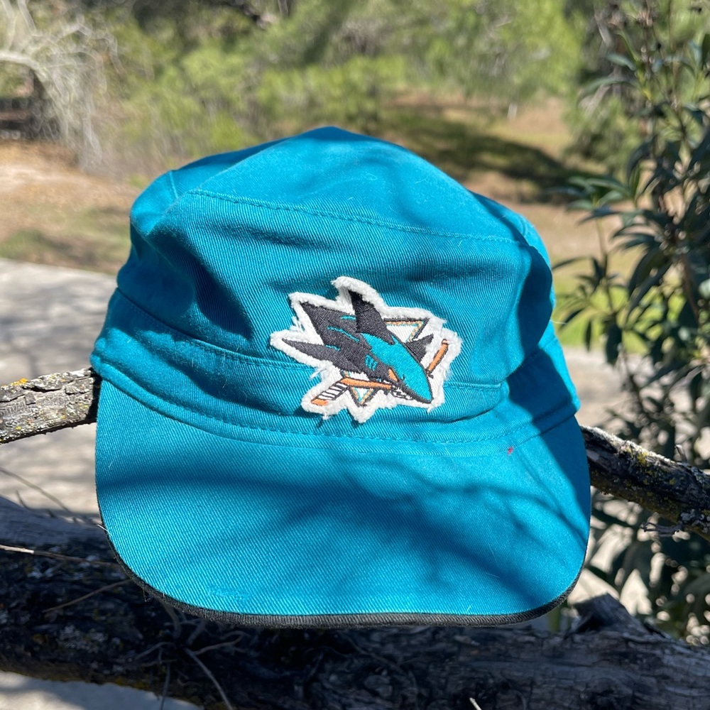 Sharks Blue captain style Reebok hat